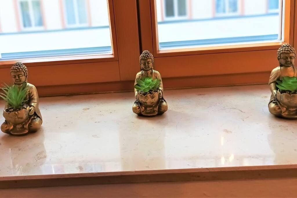 Modernes Apartment Mit Balkon Magdeburg Eksteriør bilde