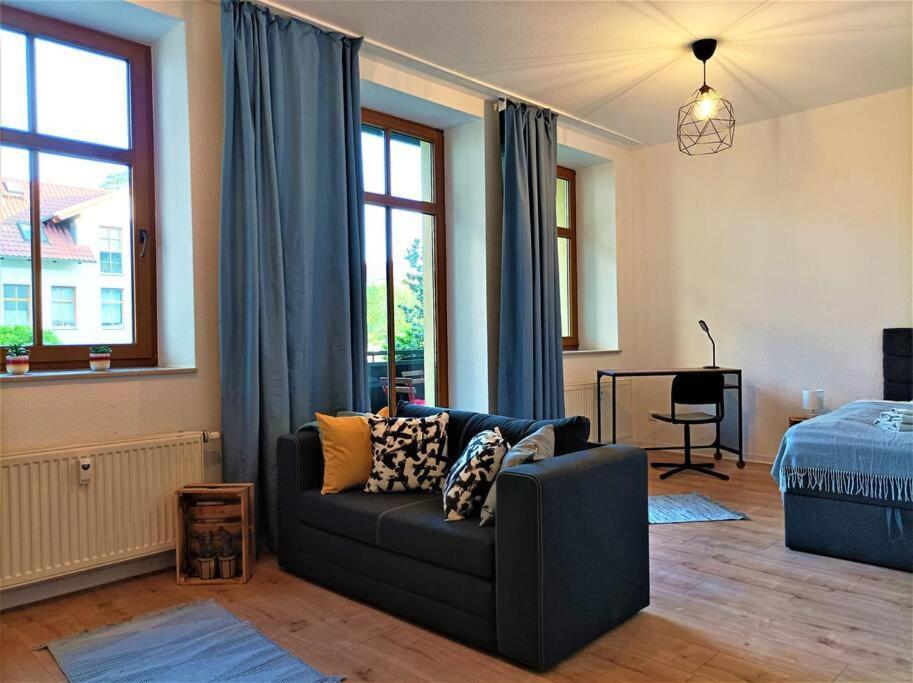 Modernes Apartment Mit Balkon Magdeburg Eksteriør bilde