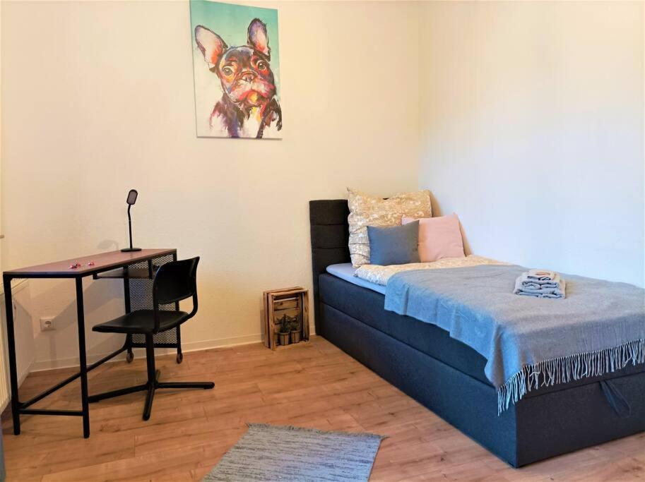 Modernes Apartment Mit Balkon Magdeburg Eksteriør bilde
