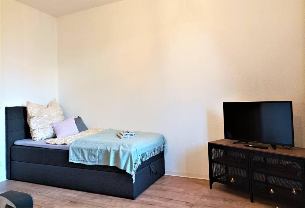 Modernes Apartment Mit Balkon Magdeburg Eksteriør bilde
